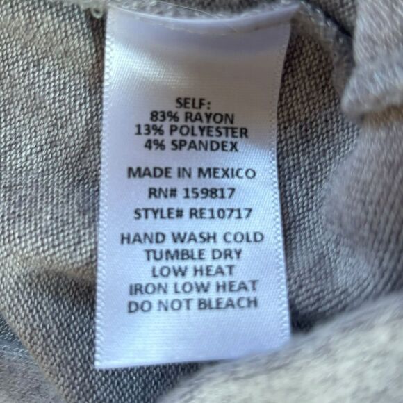 Altar’d State Intimates Long Sleeve Cropped Gray Sweater Womens Medium NEW - Picture 5 of 7